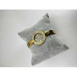 Gold Çeyrek Takılabilir Çelik Bileklik